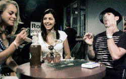 The bongs come out at Vapor Central last week before the comedy starts.